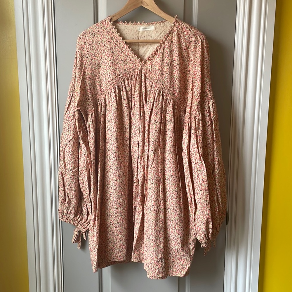 Sweet DOEN Mini Peasant Dress size L